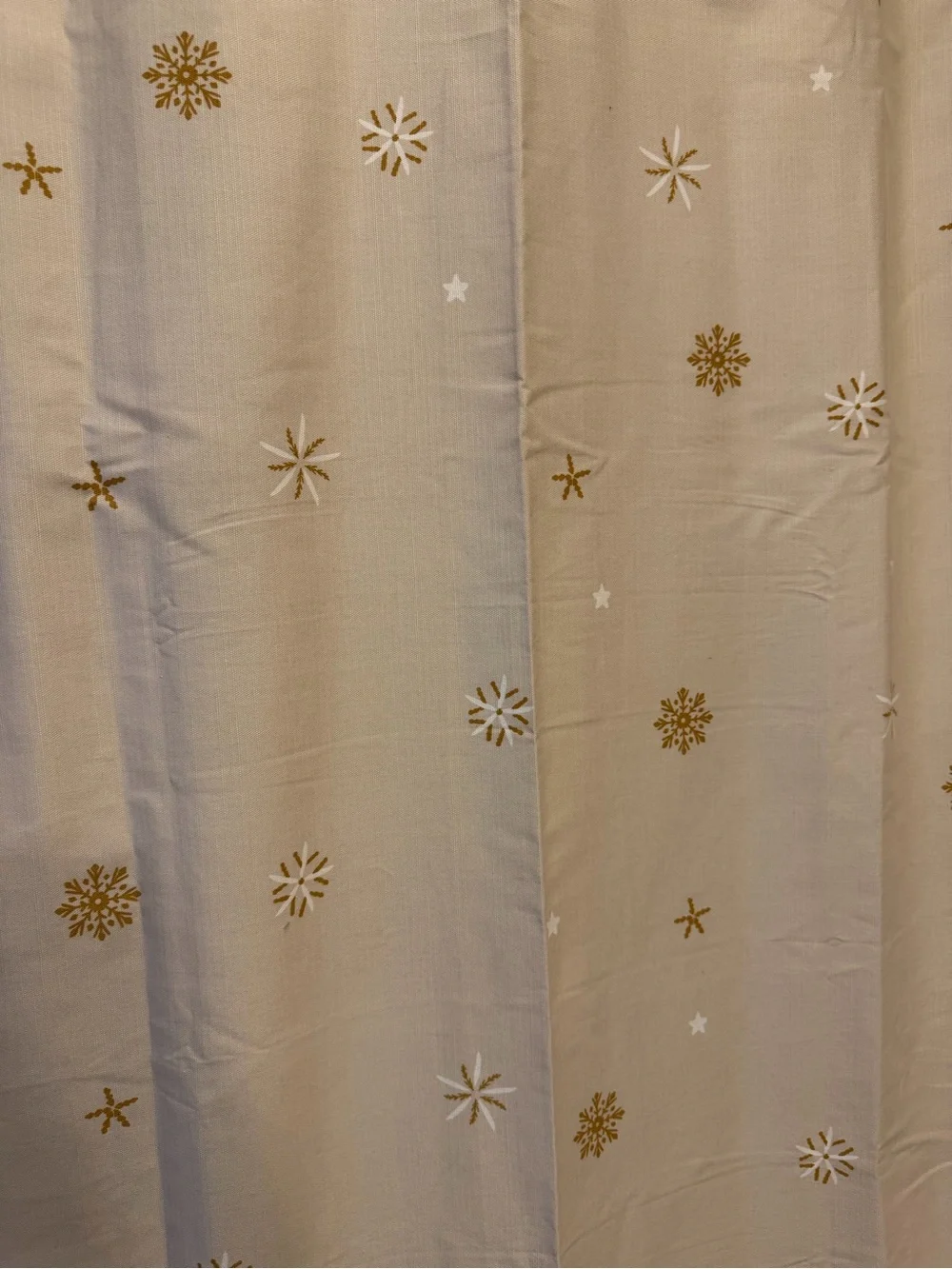 Gingerbread Christmas shower curtain